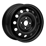 Диск 6x15 5x108 ET52.5 D63.3 ГАЗ Штамп (BK)-Черный