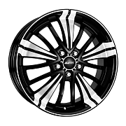 Диск 7.5x17 5x108 ET47 D70.1 ALUTEC Ecstasy Diamant black front polished