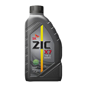 ZIC X7 Diesel 10W40 CI-4/SL E7 синтетическое 1л