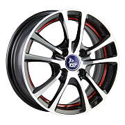 Диск 7x17 5x114.3 ET50 D64.1 YST X-3 BKFRSI