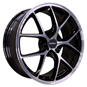 Диск Литой 7x17 PCD 4x100 ET43 D60.1 Inch FA8538 Gloss Black Machined Face