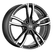 Диск 7.5x17 5x108 ET45 D73 MSW 73 Gloss Dark Grey Full Polished