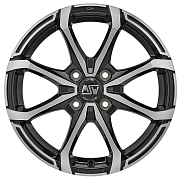 Диск 5.5x15 4x100 ET42 D60.06 MSW X4 Black Full Polish