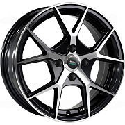 Диск 6x15 5x100 ET38 D57.1 Megami MGM-18 BKF