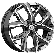 Диск Литой 7x17 PCD 4x108 ET25 D65 K&K КС1169 Алмаз черный
