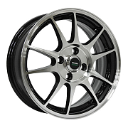 Диск 6x15 5x114.3 ET43 D66.1 Megami MGM-5 bkf