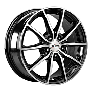 Диск 6.5x15 5x108 ET38 D67.1 X-trike X-111 BK/FP