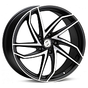 Диск 10x20 5x112 ET19 D66.6 Eta Beta Heron-K Black Matt Polish