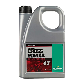 Motorex CROSS POWER 4T 10W60 SG/SH/SJ синтетическое 4л