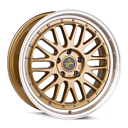 Диск 8.5x19 5x112 ET45 D72.6 Keskin Tuning KT22 Gold Lip Polish
