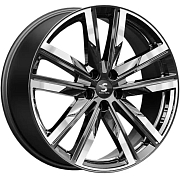 Диск Литой 8x20 PCD 5x108 ET36 D65 Premium Series КР014 Diamond Black Gris