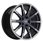 Диск 8.5x19 5x112 ET38 D66.6 Khomen Wheels ORG1903 (MB A/C/E/S Class) Black matt-FP