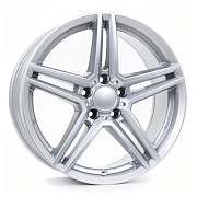 Диск 7.5x17 5x112 ET53 D66.5 Rial M10X Polar Silver
