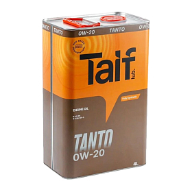 Taif TANTO 0W20 SN синтетическое 4л