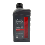 NISSAN Motor Oil 5W40 SN/CF A3/B4 Синтетическое 1л
