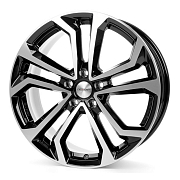 Диск 7.5x17 5x114.3 ET45 D64.1 Dezent TA dark BFP