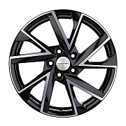 Диск 7x17 5x108 ET50 D63.35 Khomen Wheels V-Spoke 714 Black-FP