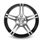 Диск 6.5x15 4x98 ET38 D58.6 Racing Wheels H-568 BK F/P
