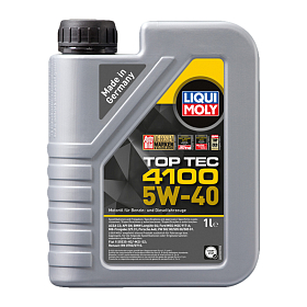 Liqui Moly Top Tec 4100 5W40 SM/CF A3/B4/C3 синтетическое 1л
