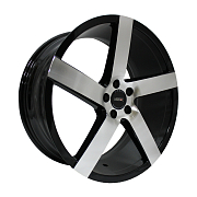 Диск 8.5x19 5x112 ET30 D66.6 Vissol V-080R black-with-machined-face