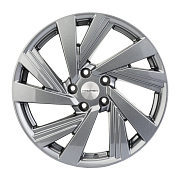Диск 7.5x18 5x114.3 ET45 D67.1 Khomen Wheels V-Spoke 801 G-Silver