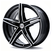 Диск 8.5x19 5x112 ET40 D72.5 BORBET XRS Black polished