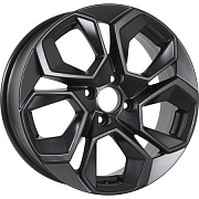 Диск 6.5x16 5x112 ET45 D57.1 KDW KD1620 Matt Black Painted