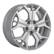 Диск 7x17 5x114.3 ET39 D60.1 Khomen Wheels Y-Spoke 715 F-Silver-FP