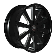 Диск 9.5x22 6x139.7 ET25 D106.3 Harp Y-10 satin-black__precision-milling