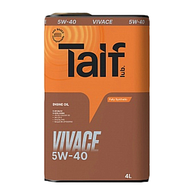 Taif VIVACE 5W40 SN/CF A3/B4 синтетическое 4л