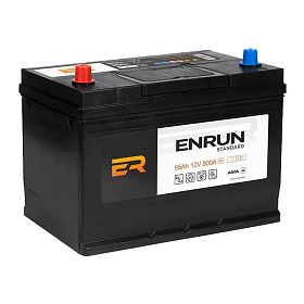 Аккумулятор Enrun JIS Standart 95 А/ч L+ Прямая полярность EN820A 303x175x228 Выносные