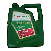 Tatneft LUXE PAO 5W30 A3/B4 SN синтетическое 4л