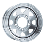 Диск 7x17 6x139.7 ET20 D110 Dotz DAKAR Серебристый