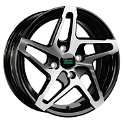 Диск 6x14 4x100 ET35 D73.1 Megami MGM-34 BKF