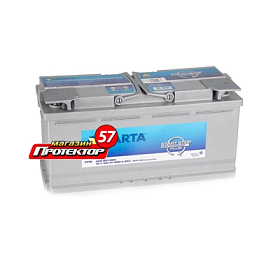 Аккумулятор Varta Silver Agm 105 А/ч R+ обратная EN950A 393х175х190 Стандартные