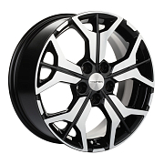 Диск 7x17 5x114.3 ET39 D60.1 Khomen Wheels Y-Spoke 715 Black-FP