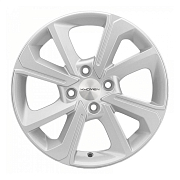 Диск 6x15 4x100 ET50 D60.1 Khomen Wheels V-Spoke 501 F-Silver