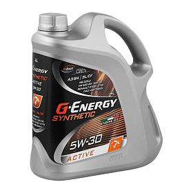 G-Energy Synthetic Active 5W30 синтетическое 4л