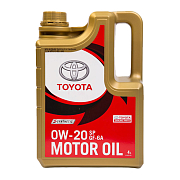 Toyota 0W20 SP синтетическое 4л