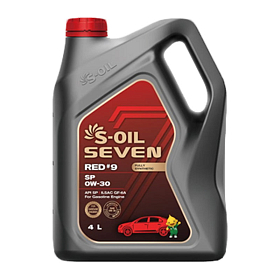 S-Oil SEVEN RED #9 0W30 SP синтетическое 4л