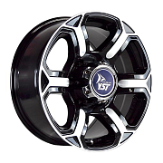 Диск 8x16 6x139.7 D110.5 YST X-2 BKF