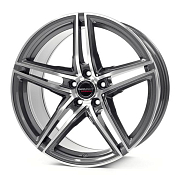 Диск 8x17 5x112 ET45 D72.5 BORBET XRT mf graphite polished