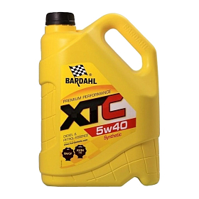 Bardahl Xtc 5W40 синтетическое 5л