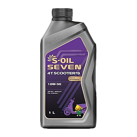 S-Oil SEVEN 4T SCOOTER #9 MB 10W30 Синтетическое 1л