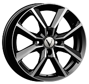 Диск Литой 6x15 PCD 4x100 ET50 D60.1 Вектор B283 Алмаз черный