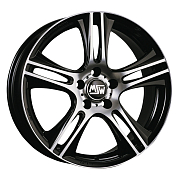 Диск 7x16 5x108 ET40 D73.1 MSW 11 Black Full Polish (BFP)