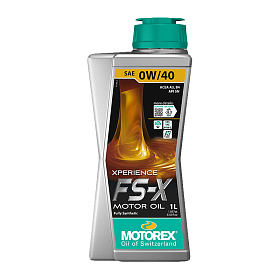 Motorex XPERIENCE FS-X 0W40 SN A3/B4 синтетическое 1л