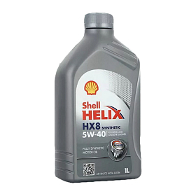 Shell Helix Hx8 Synthetic Sn+ 5W40 Синтетическое 1л