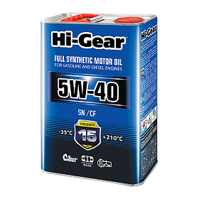 HI-Gear 5W40 синтетическое 4л