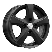 Диск Литой 5.5x14 PCD 4x100 ET35 D67.1 СКАД Уран-2 Черный бархат